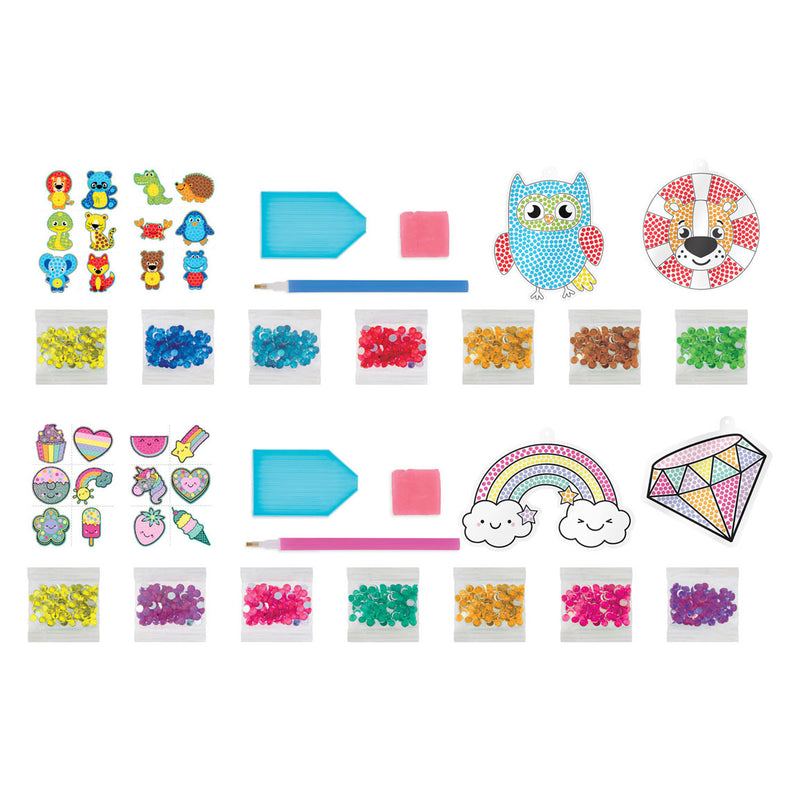 Load image into Gallery viewer, Creative craft group diamond painting zonnevangers stickers maken
