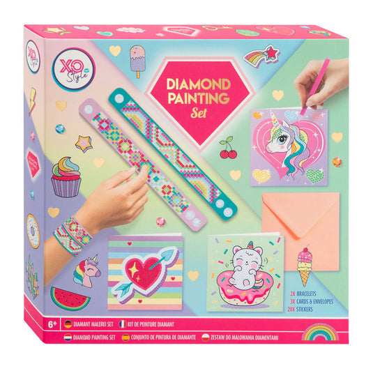 Creative craft group diamond painting set, 28dlg.