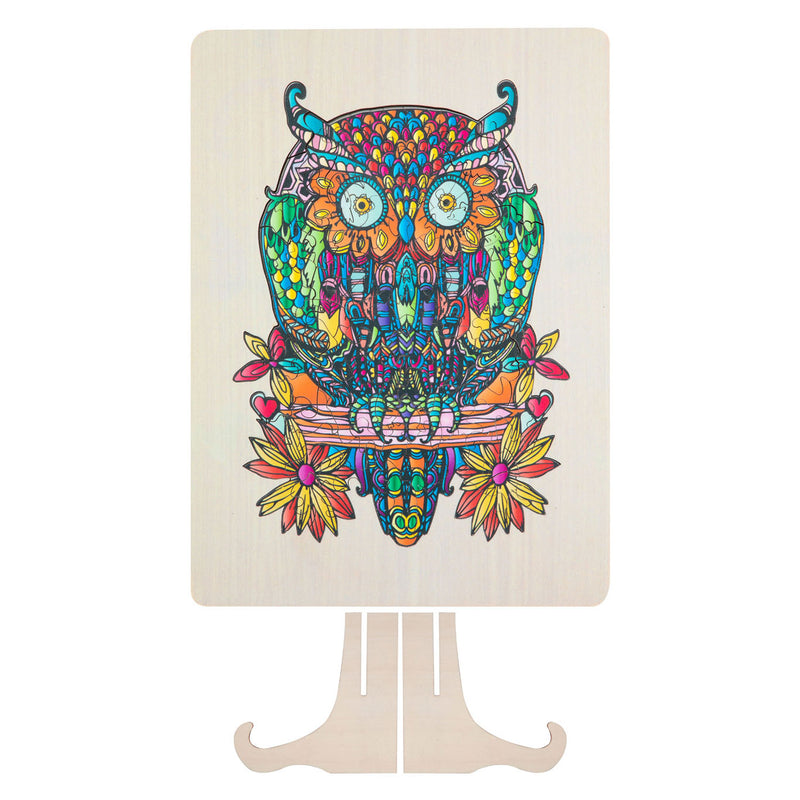 Load image into Gallery viewer, Creative craft group houten legpuzzel uil, 133st.
