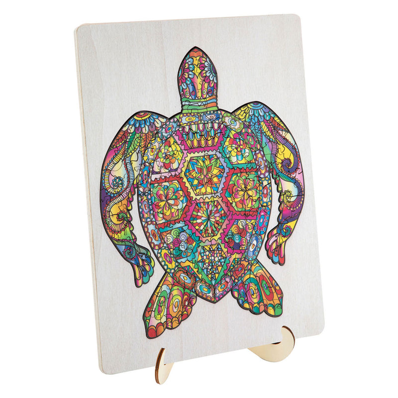 Load image into Gallery viewer, Creative craft group houten legpuzzel schildpad, 130st.
