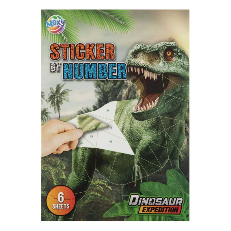 Load image into Gallery viewer, Creative craft group dino stickeren op nummer
