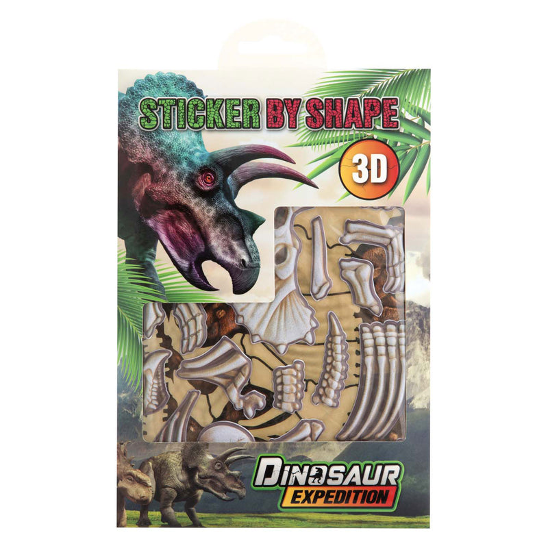 Load image into Gallery viewer, Creative craft group dino stickeren op vorm
