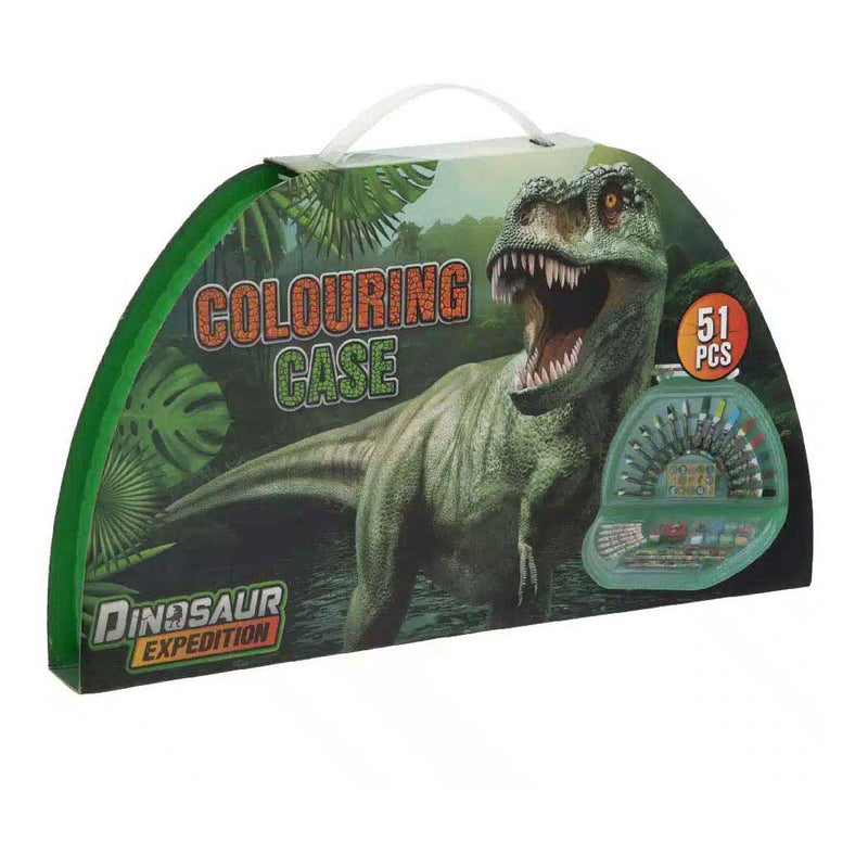 Load image into Gallery viewer, Dinosaur dino kleurkoffer, 51dlg.
