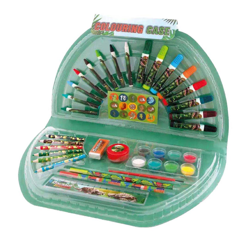 Load image into Gallery viewer, Creative craft group dino kleurkoffer, 51dlg.
