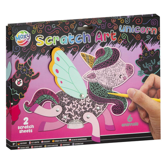Creative craft group scratch kunst dieren - a