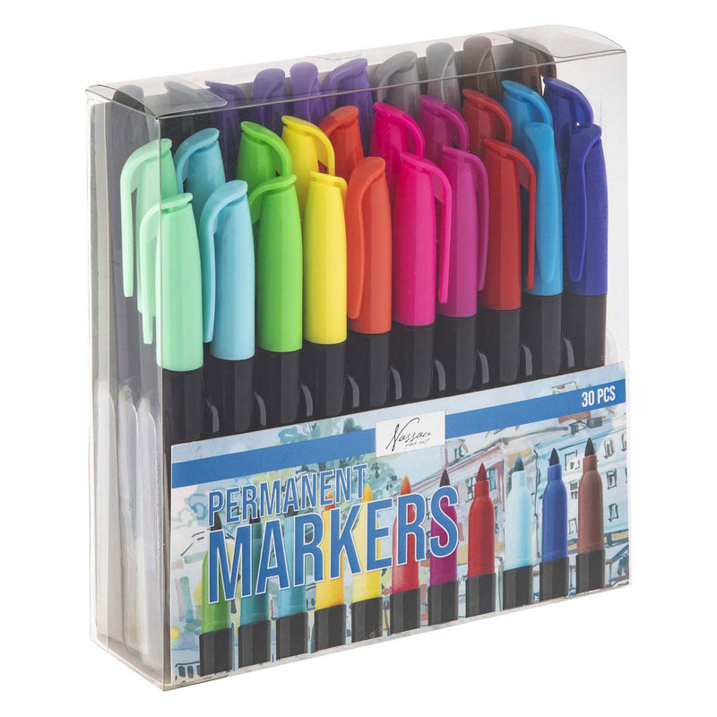 Load image into Gallery viewer, Nassau fine art permanent marker 30pcs - stiften voor op plastic - stiften voor volwassenen - creatief tekenen - markers
