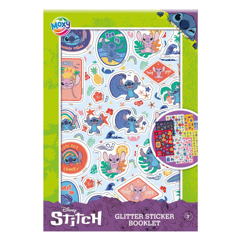 Load image into Gallery viewer, Creative craft group glitter stickerboek a5 - stitch
