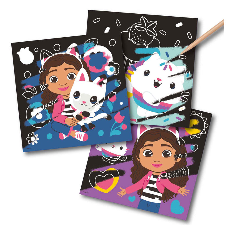 Load image into Gallery viewer, Moxy scratch kaarten gabby's poppenhuis set, 7dlg.
