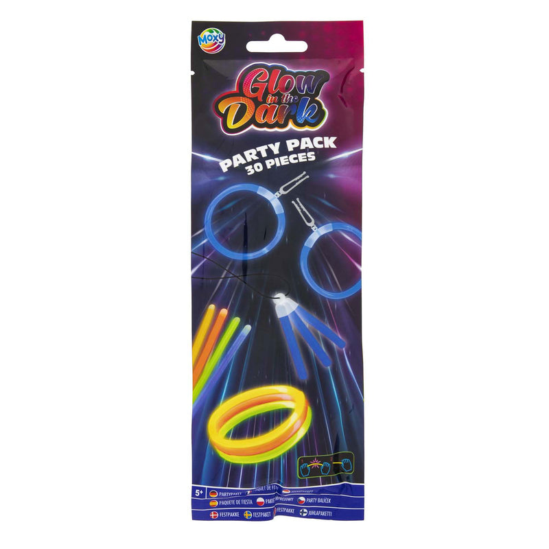 Load image into Gallery viewer, Creative craft group glow in the dark sticks party pack, 30dlg.
