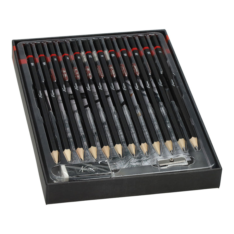 Load image into Gallery viewer, Creative craft group tekenblok met potloden en puntenslijper, 15dlg
