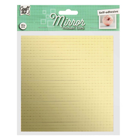 Creative craft group zelfklevende mozaïek spiegel steentjes, 960st.