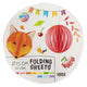 Creative craft group vouwblaadjes rond 15cm, 100 vellen 10 kleuren