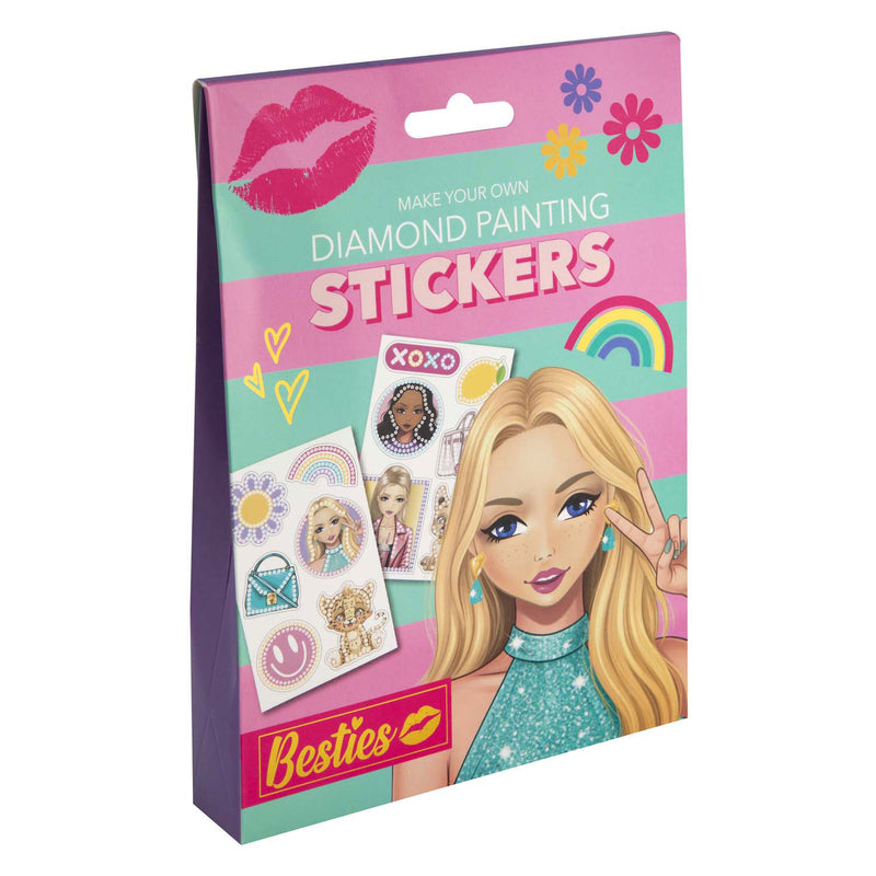 Load image into Gallery viewer, Besties diamond painting stickers
