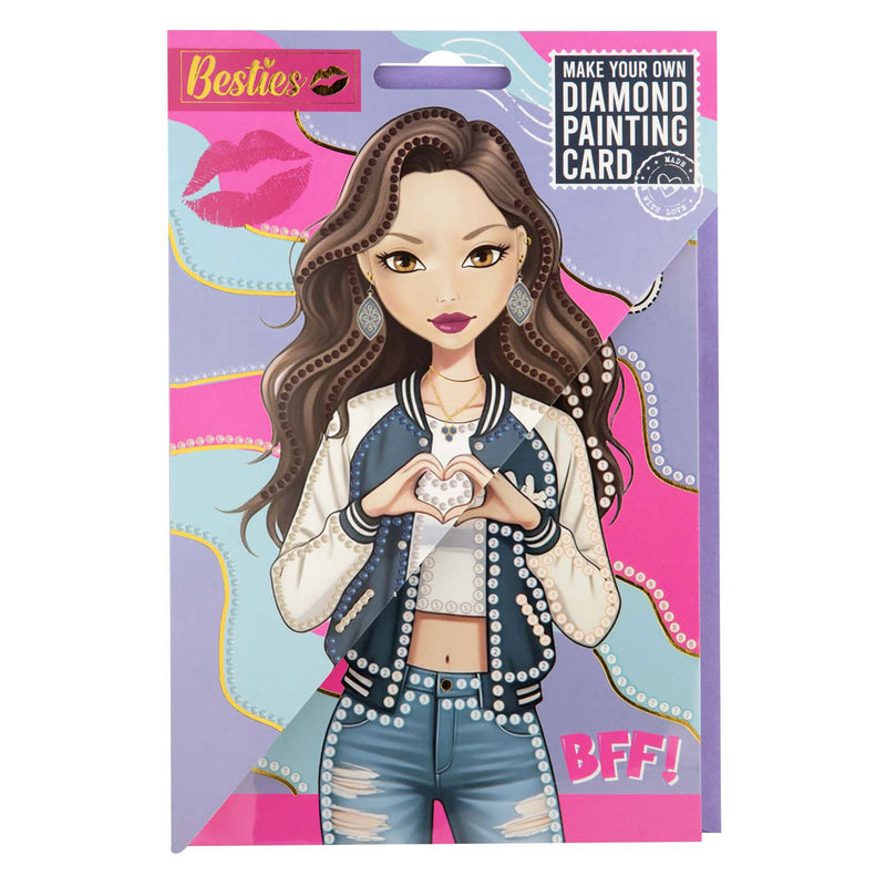 Load image into Gallery viewer, Creative craft group diamond painting kaart en envelope 18x12,5cm
