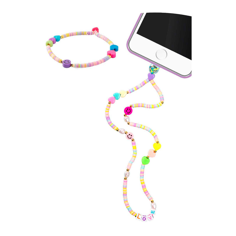 Load image into Gallery viewer, Besties myo sieraden- accessoireset telefoonsnoer met armbandje
