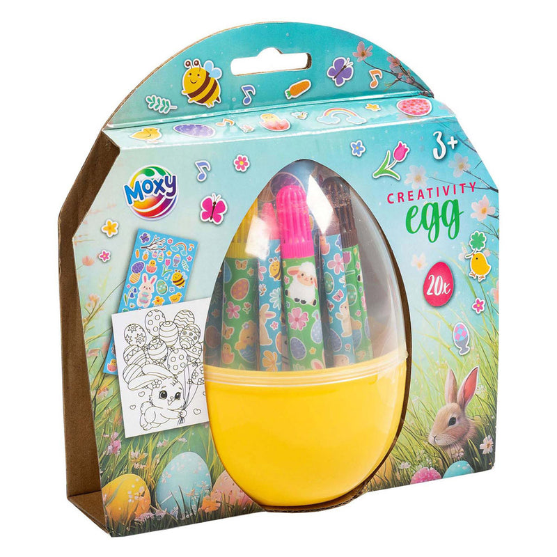 Load image into Gallery viewer, Creative craft group set knutselen met pasen - incl. markers en krijtjes
