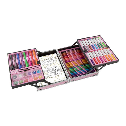 Creative craft group besties metalen kleurkoffer incl. canvas