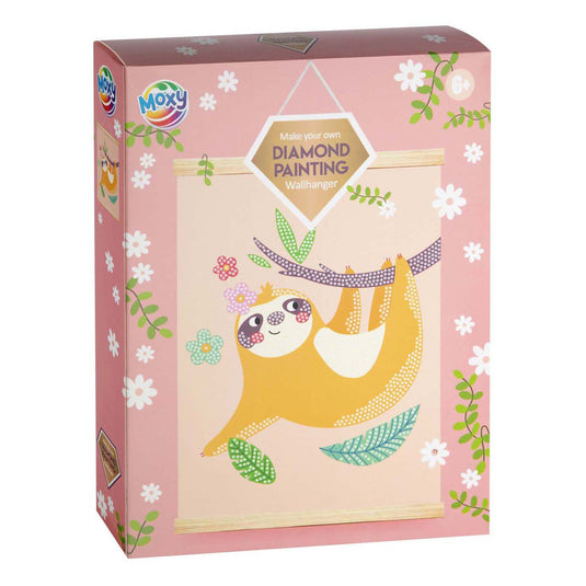 Moxy diamond painting velvet muurhanger 20x26cm assorti