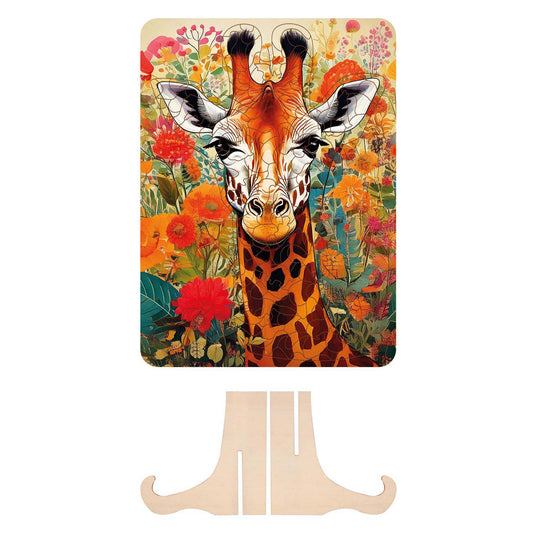 Moxy houten puzzel giraffe unieke vormen