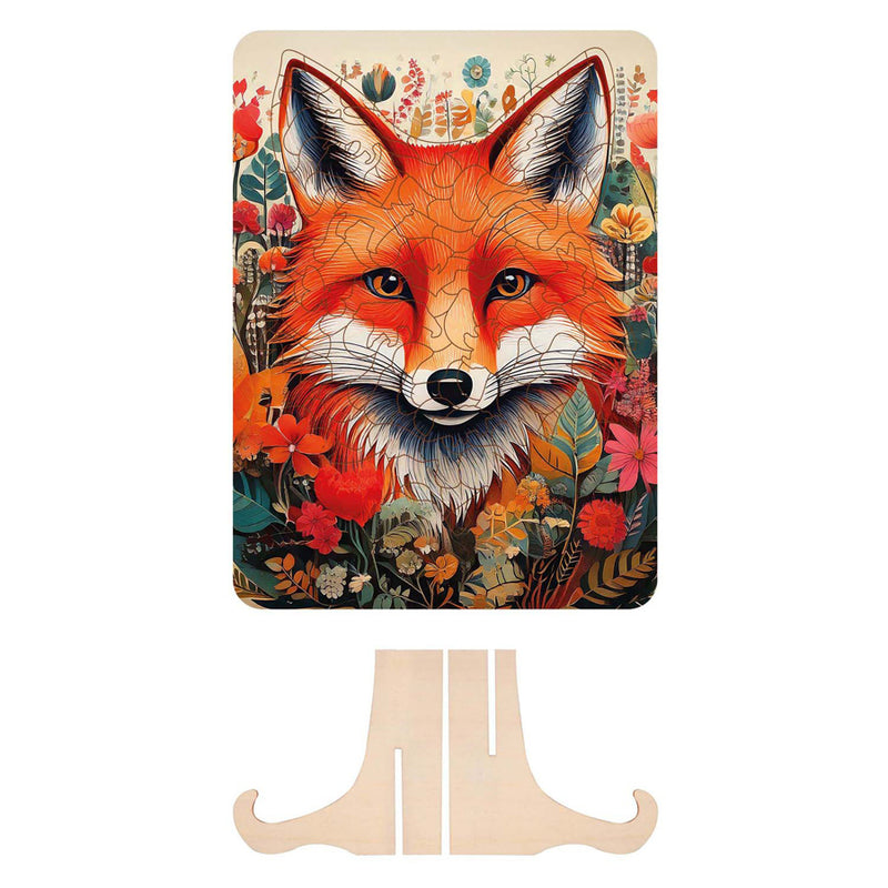 Load image into Gallery viewer, Moxy houten puzzel fox unieke vormen
