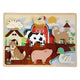 Creative craft group houten 3d puzzel boerderij - 7st.