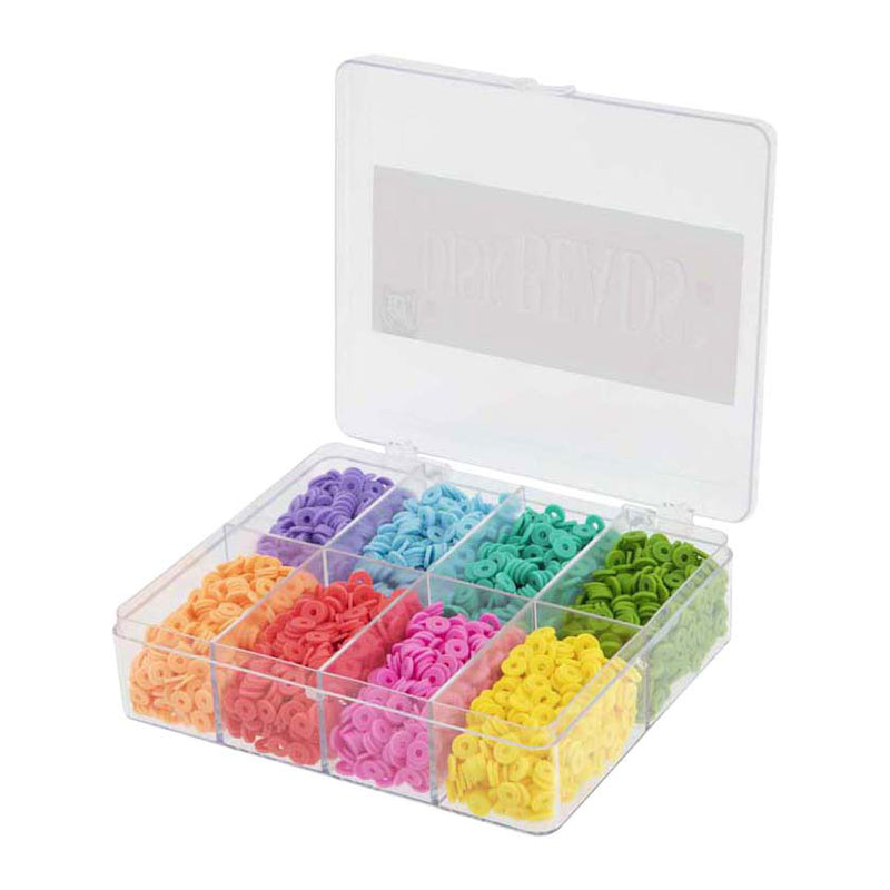 Load image into Gallery viewer, Creative craft group schijfkralen in opbergbox - 8 kleuren

