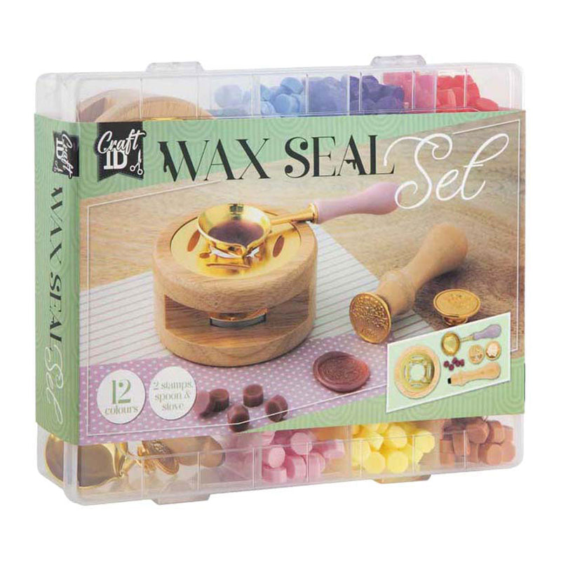 Load image into Gallery viewer, Creative craft group lakzegel set - incl. 12 kleuren, 2 stempels lepel
