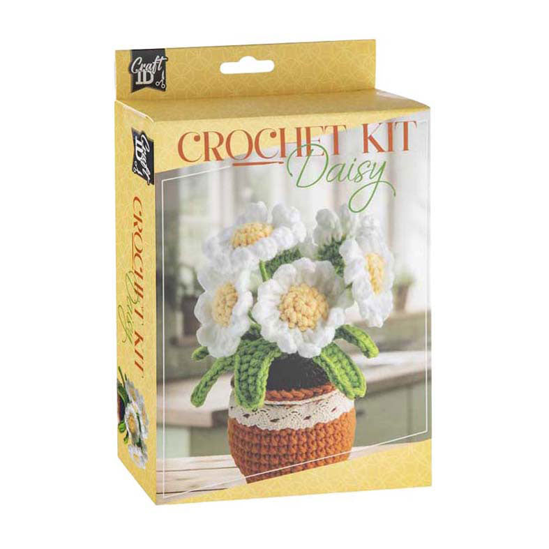 Load image into Gallery viewer, Creative craft group haakpakket madelief - incl. naald en draad
