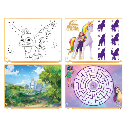 Creative craft group totum unicorn academy super stickerset - 8 vellen