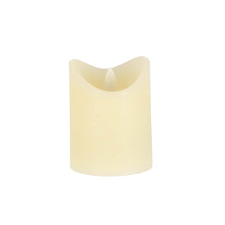 Daily home led kaars 7,5x10 cm creme | 4 stuks