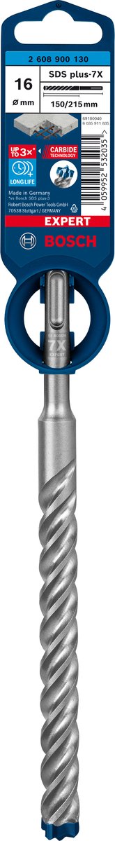 Bosch expert sds plus-7x hamerboor 16 x 150 x 215 mm