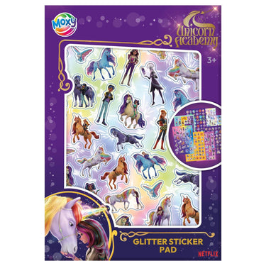 Moxy unicorn glitter sticker boek a5