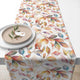 Ambiente tafelloper colourful leaves 40x150 cm 100% katoen