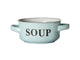 Cosy trendy soepkom 'soup' ø13,5xh6,5cm met grepen