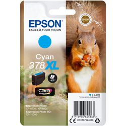 Inktcartridge epson 378xl cyaan