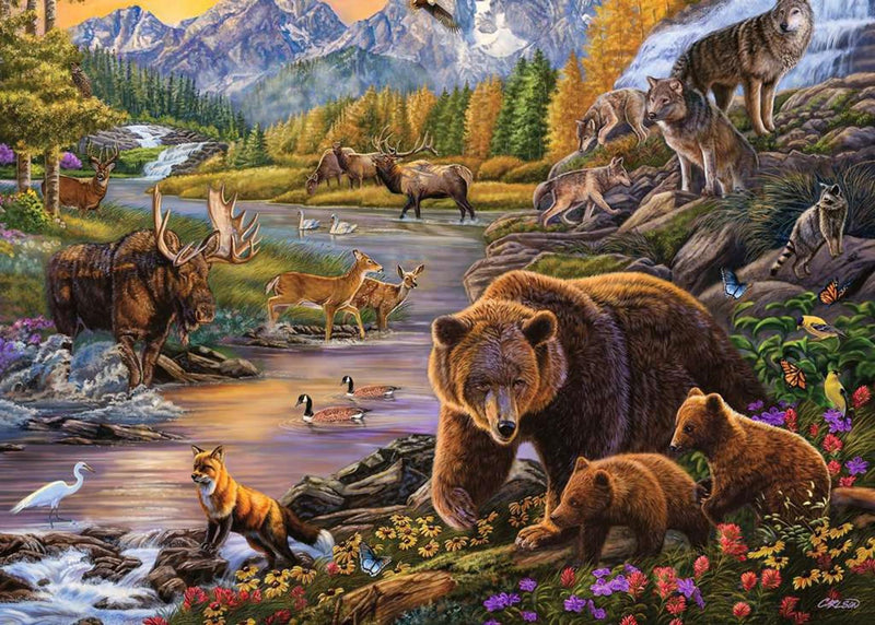 Load image into Gallery viewer, Ravensburger puzzel wildernis 500st
