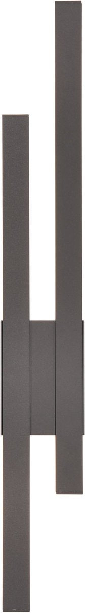 Trio tawa - wandlamp - antraciet - incl. 2x smd 9 w - - buitenverlichting - ip54