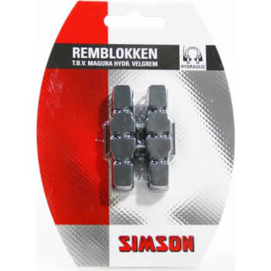 Simson remblokset Magura hydr. velgrem HS33 HS11 set op kaart