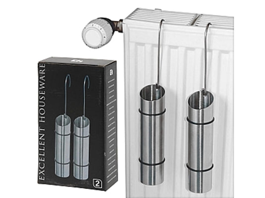 Excellent houseware waterverdampingsbakje rvs set a 2st. 20x5cm<br>