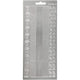 Stickers, randen, vel 10x23 cm, zilver, 1 vel