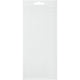 Stickers, randen, vel 10x23 cm, wit, 1 vel