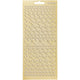 Stickers, harten, vel 10x23 cm, goud, 1 vel