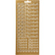Stickers, ylioppilaalle, vel 10x23 cm, goud, 1 vel