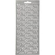 Stickers, kutsu, vel 10x23 cm, zilver, 1 vel