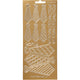 Stickers, stropdassen, vel 10x23 cm, goud, 1 vel