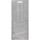 Stickers, stropdassen, vel 10x23 cm, zilver, 1 vel
