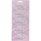 Stickers, veren, vel 10x23 cm, zilver, 1 vel