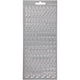 Stickers, alfabet, vel 10x23 cm, zilver, 1 vel