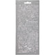 Stickers, lantaarnen, vel 10x23 cm, zilver, 1 vel