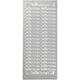 Stickers, velkommen, vel 10x23 cm, zilver, 1 vel